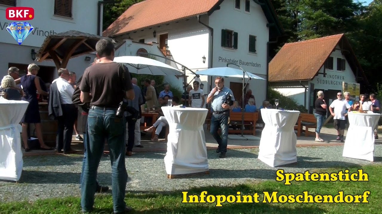 29. 8. 2018 - Spatenstich Infopoint Moschendorf - CCM-TV.at