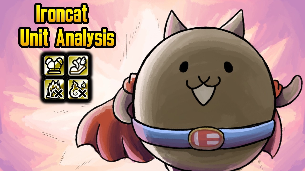 Iron Nyan Analysis (Supercat TF) - The Battle Cats (Version 15.5)