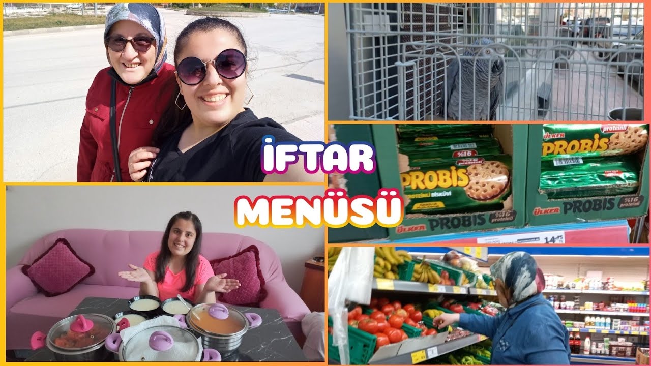 MERVE'NİN KORKU DOLU ANLARI 😳 ALIŞVERİŞİM 🛒 İFTAR MENÜSÜ 🕌
