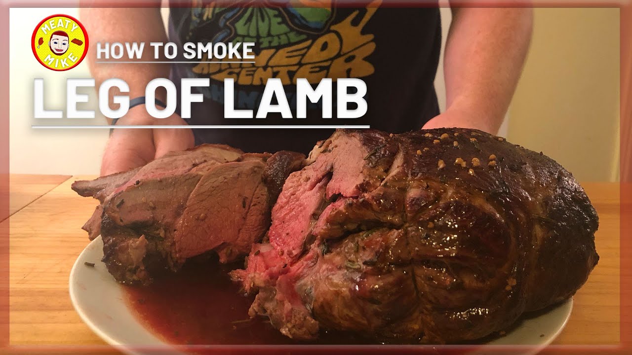 Smoked LEG OF LAMB with BEER Gravy on the Masterbuilt | How to Smoke Lamb