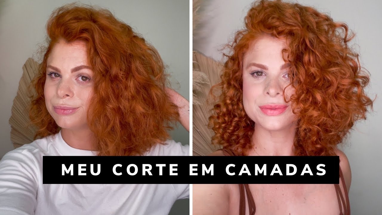 Meu corte de cabelo - camadas baixas