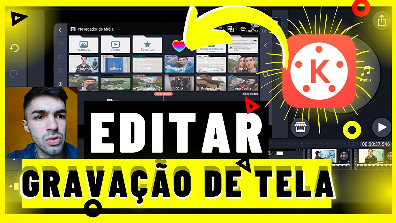 📳Como EDITAR GRAVAÇÃO de tela do Kinemaster PELO KINEMASTER Atualizado (2021)