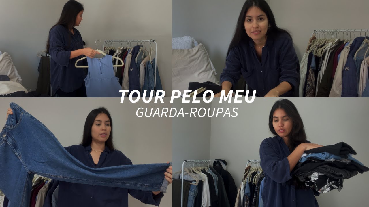 Organiza&ccedil;&atilde;o e DESTRALHE do meu GUARDA-ROUPA | Minimalismo na pr&aacute;tica