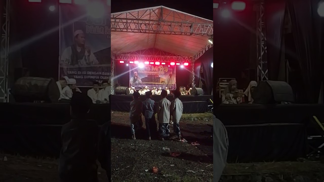 Peringatan ISRA MI'RAJ,di awali dg Hadroh dan di lanjut kan dengan kegiatan anak anak santri/wati,🙏