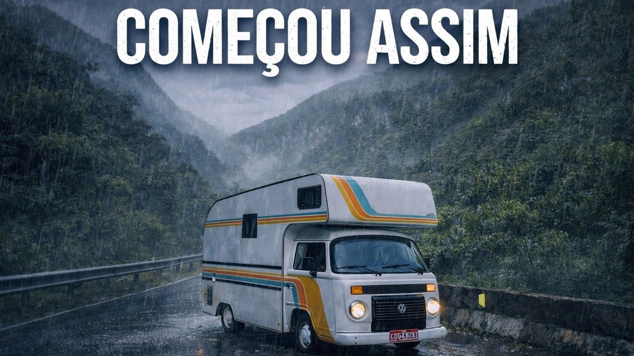Primeiro dia de kombi até Rio Grande do Sul!