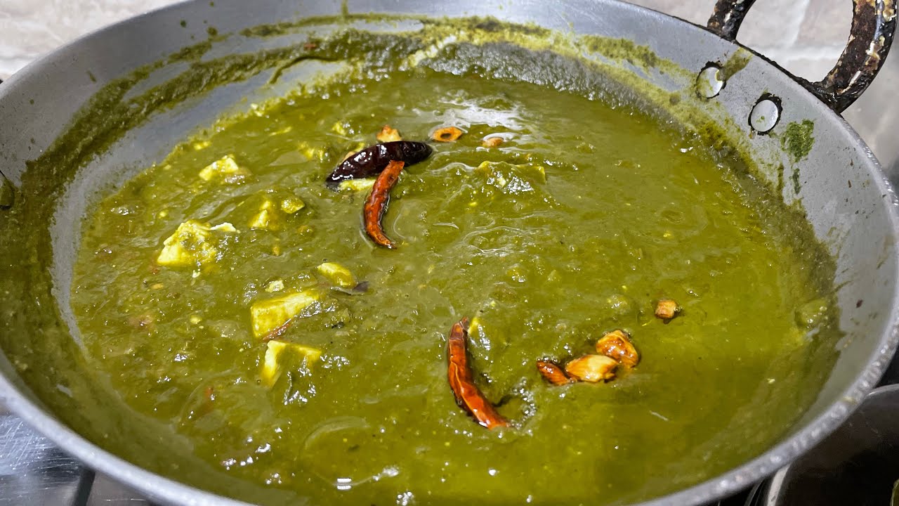 Aaj dinner me banaya Palak paneer 🍲 Palak paneer recipe 