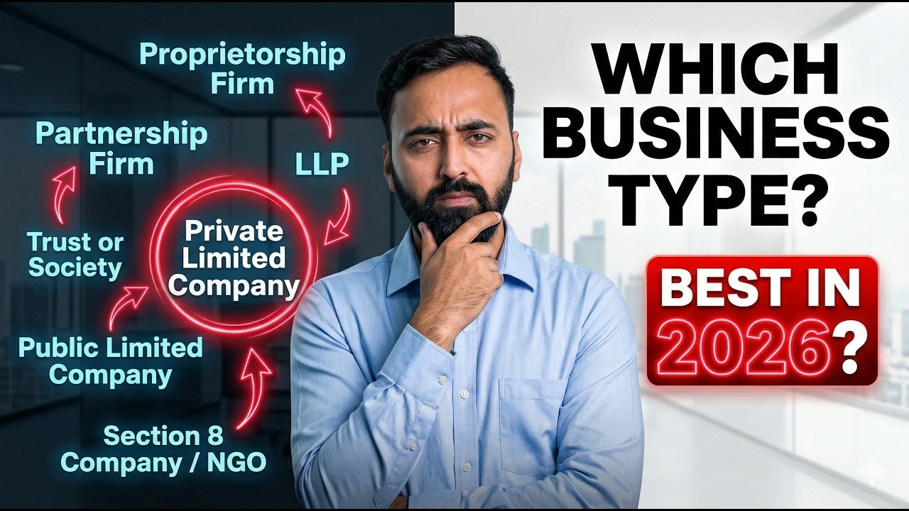 Don’t Register Your Business Before Watching This! (Best Business Structure in India 2026)