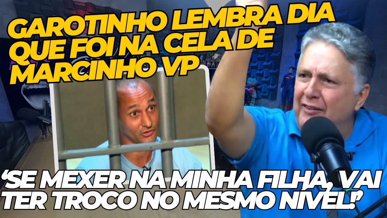 Garotinho intimidou Marcinho VP, pai de Oruam, na cadeia:”Se mexer na minha filha, vai ter troco”