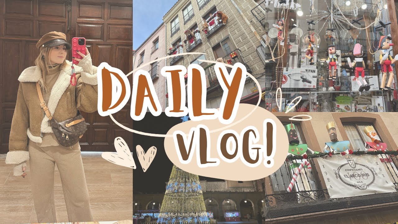 DAILY VLOG ÁVILA | día nuevo, mañana tranquila, café y compras… | Patricia Bg