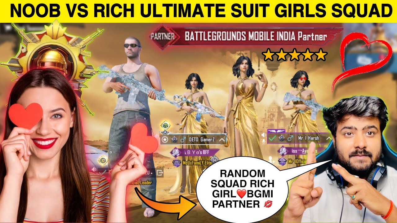 Random 3 Girl's with X-Suit In My Lobby And Trolled 50RP MAX & MYTHIC OUTFITS 90/70 uc can $10 bgmi