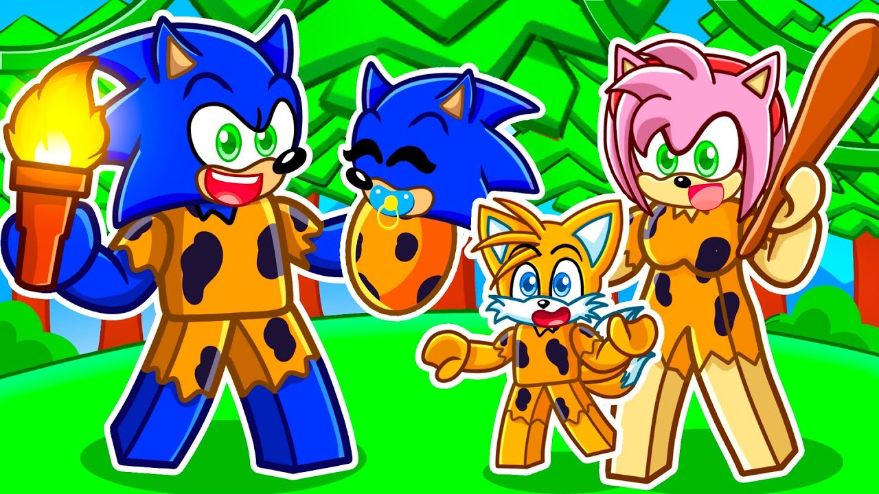 Me Convertí en SONIC PREHISTÓRICO en Roblox!