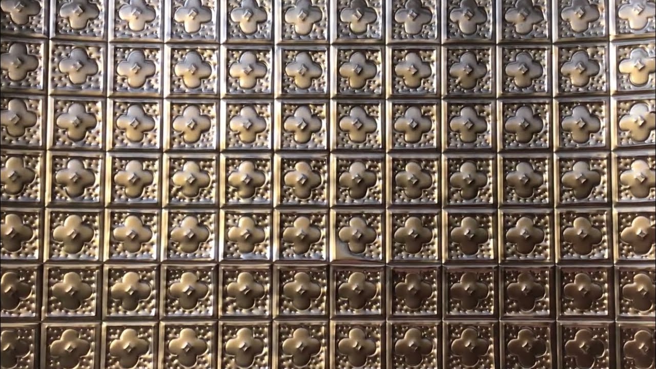 Making a Mini Copper Ceiling (1:12)
