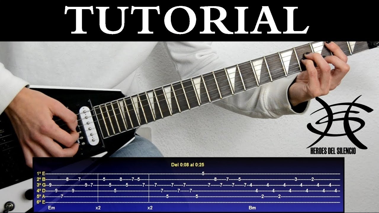 Cómo tocar Maldito Duende de Heroes del silencio (Tutorial de guitarra) / How to play