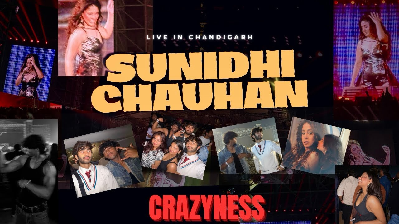 POV: You’re at a Sunidhi concert and your friends have zero chill. 🎤✨