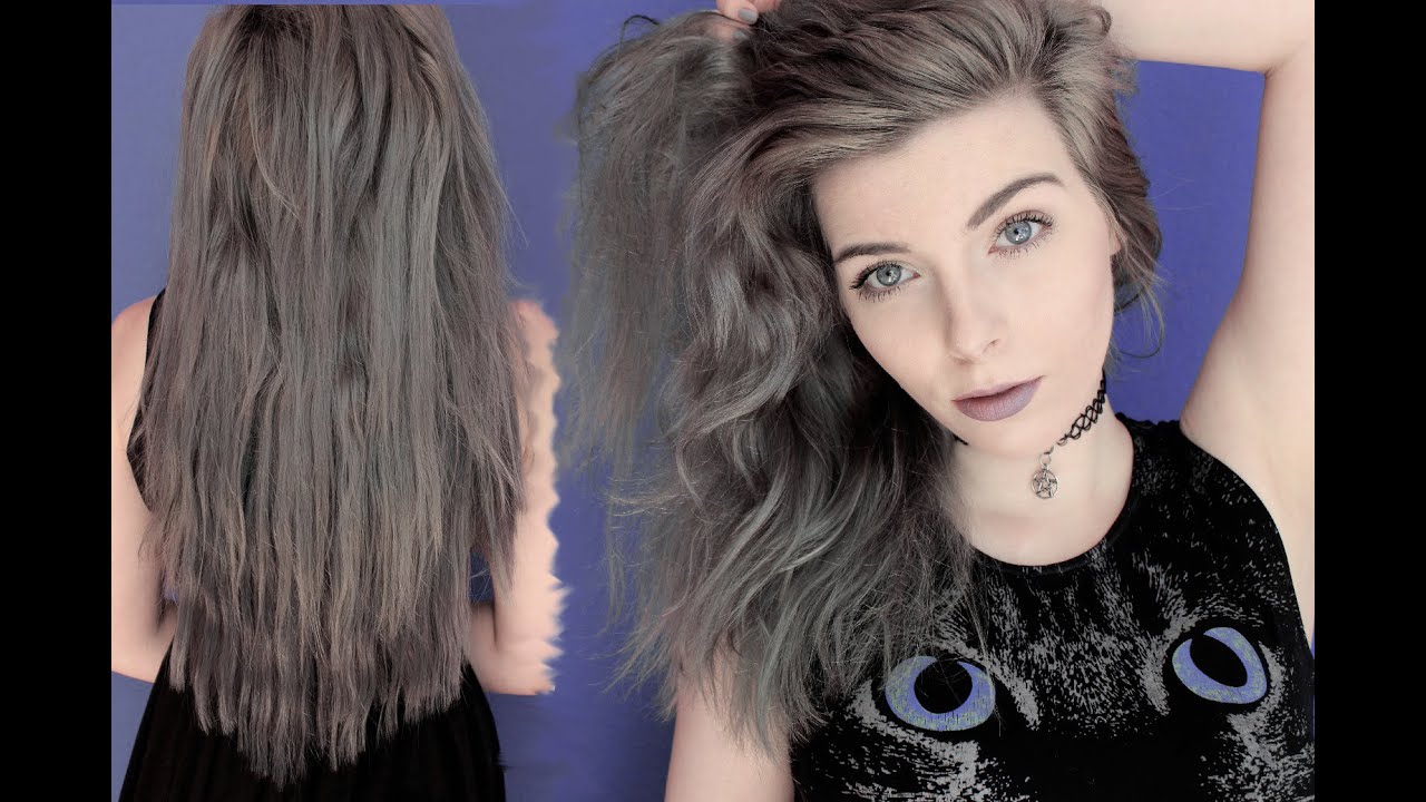 #GRANNYHAIR Tutorial - GRAUE HAARE auswaschbar - VEGAN