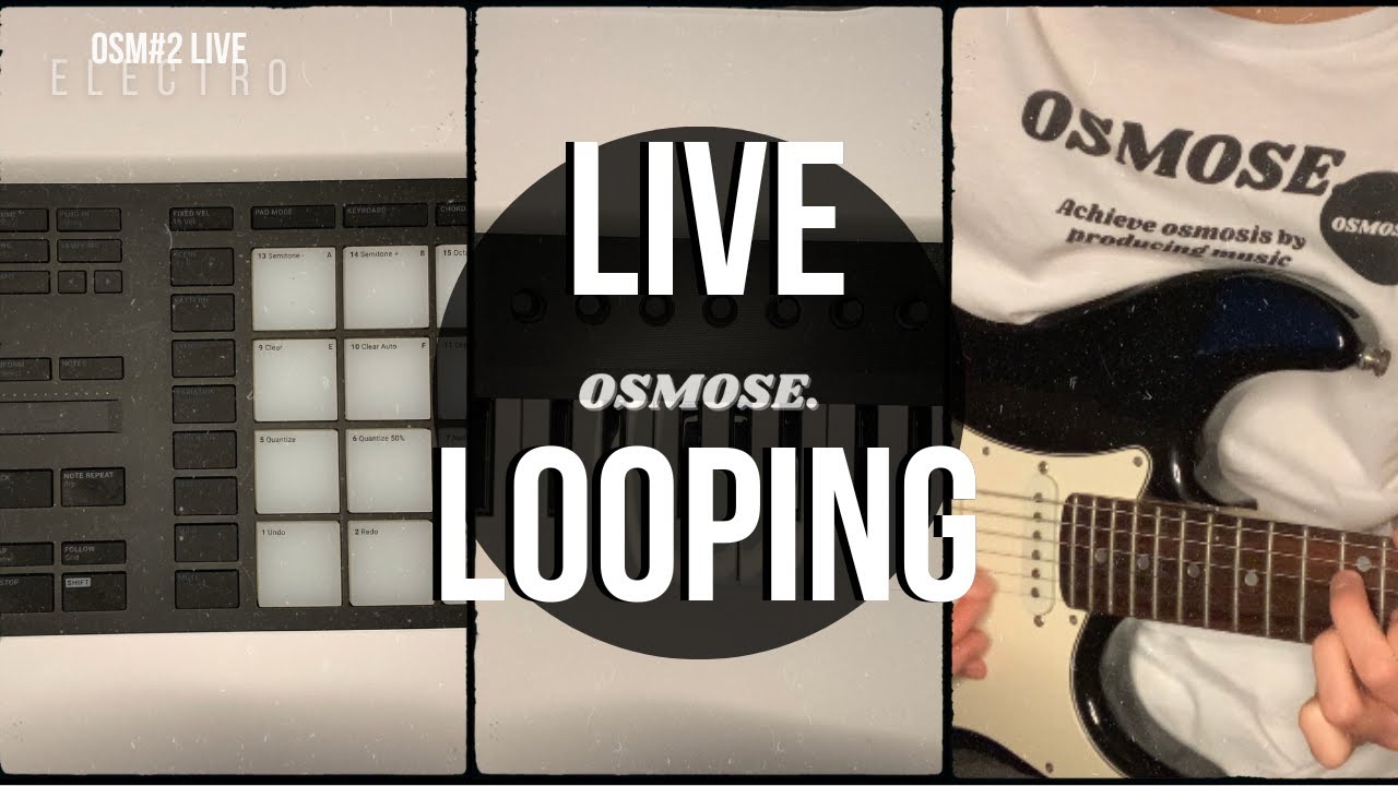 Live Looping Electro Beat | Guitar x Maschine Mikro MK3 x Komplete Kontrol M32