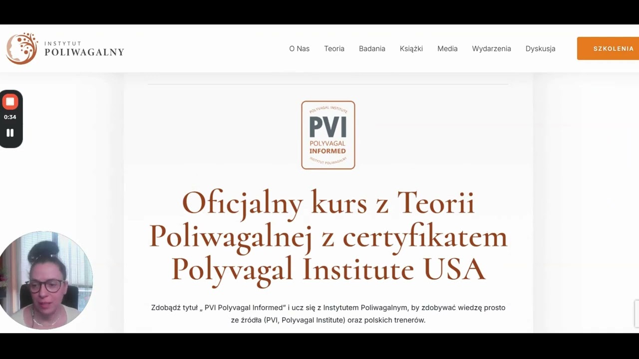 Dowiedz się więcej o oficjalnym kursie z Teorii Poliwagalnej z certyfikatem PVI USA