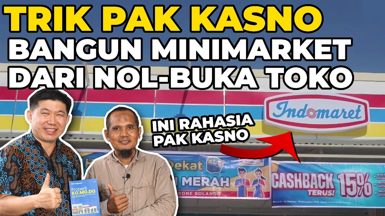 Trik Pak Kasno Bangun Minimarket Waralaba, Dari Nol hingga Buka Toko