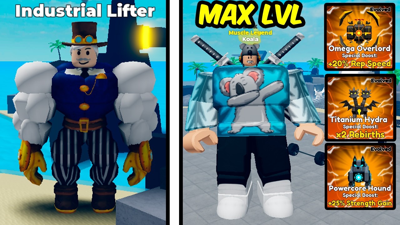 Я открыл НОВЫЙ Industrial Gym и СУПЕР МОЩНЫЙ ULTRA TITAN PACK в Roblox Muscle Legends
