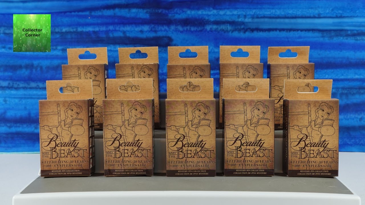 Beauty and The Beast Disney Mystery Pin Blind Box Opening Review | CollectorCorner