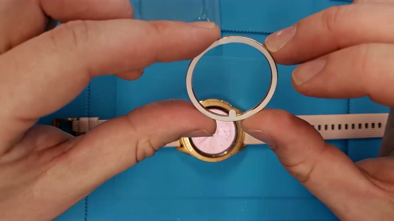 Samsung Gear S3 Rose Gold 42mm - How to put ring bezel