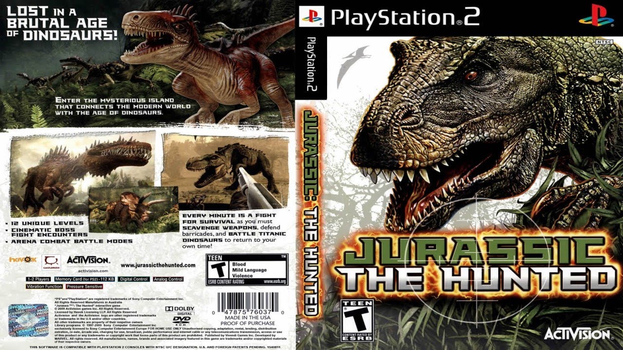 Jurassic: The Hunted USA  (PS2) - Full Gameplay No Commentary