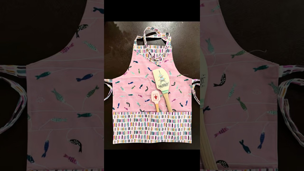 Toddler kitchen apron 