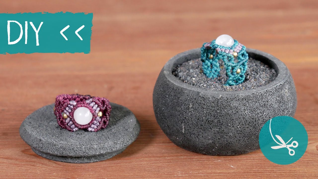 MAKRAMEE Ring ✨💍✨ ANLEITUNG - Tutorial