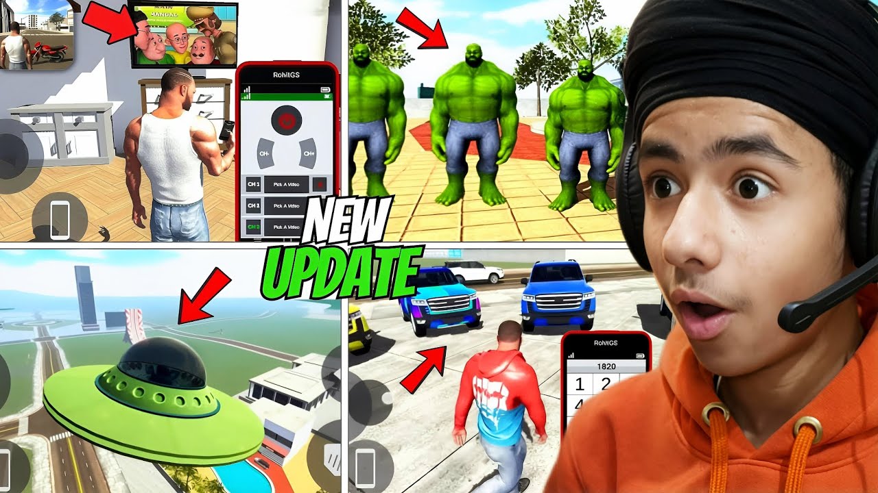 INDIAN BIKE DRIVING 3d NEW City UPDATE😱 UFO #3 