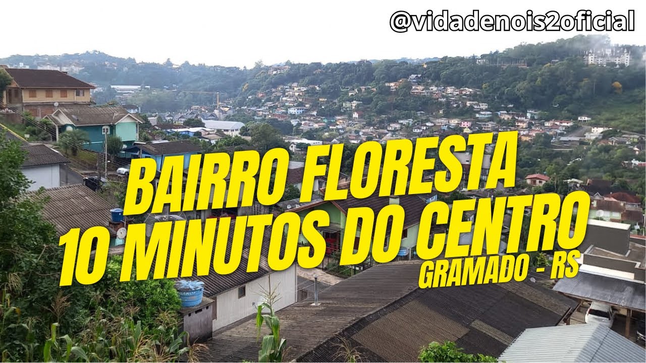 BAIRRO FLORESTA - GRAMADO/RS  BAIRRO SUPER TRANQUILO A 10 MIN DO CENTRO EM 4K