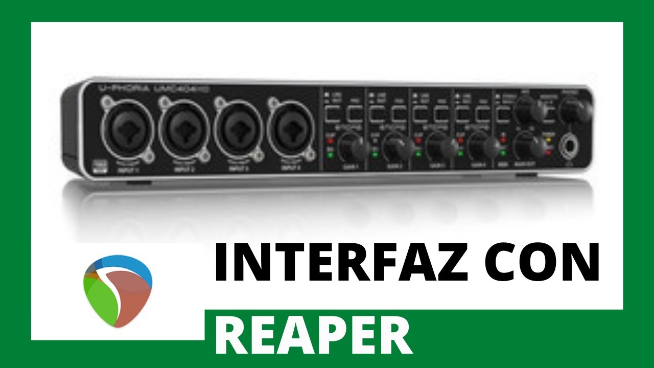 💡 Conecta tu INTERFACE con Reaper y CONFIGURA Entadas y Salidas