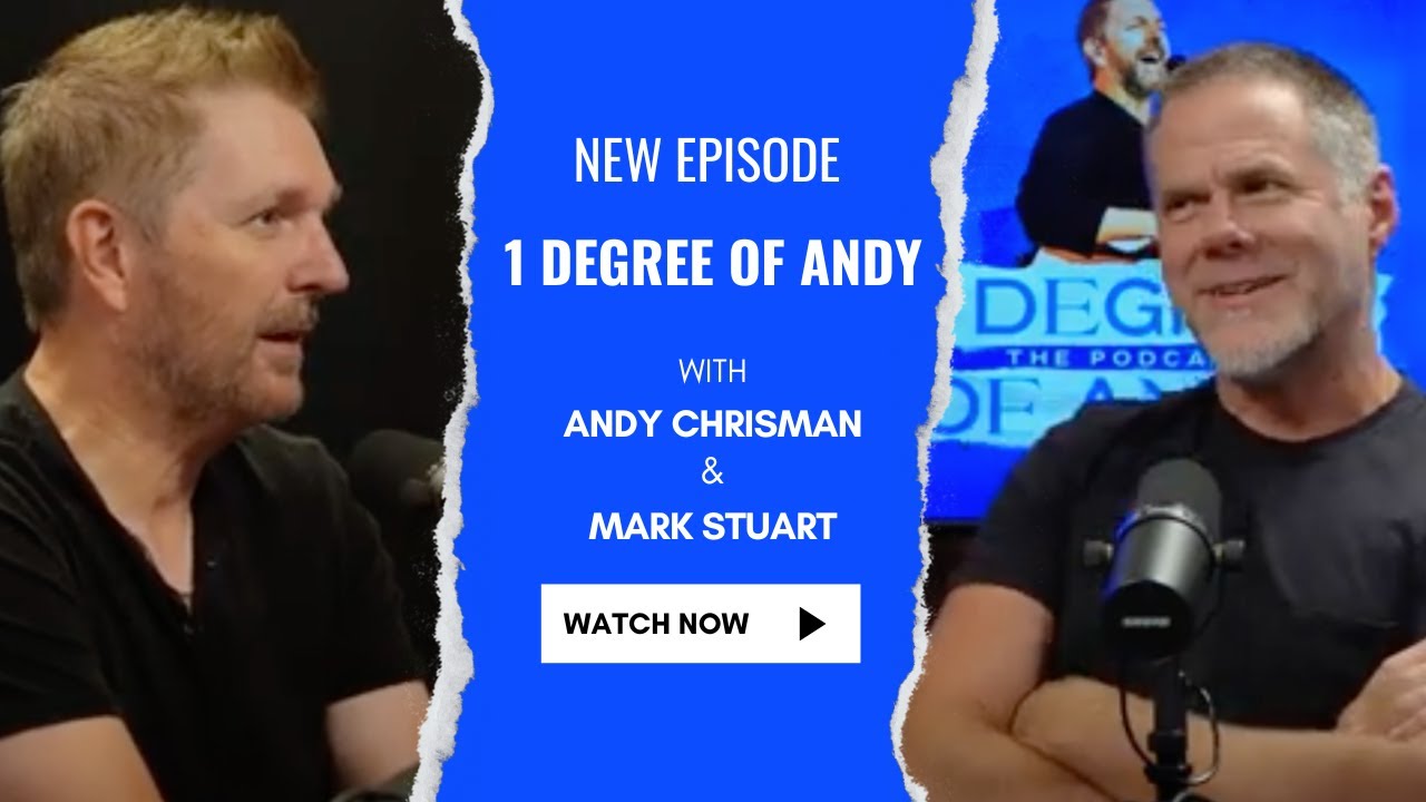 Audio Adrenaline's Mark Stuart on the 1 DEGREE OF ANDY podcast