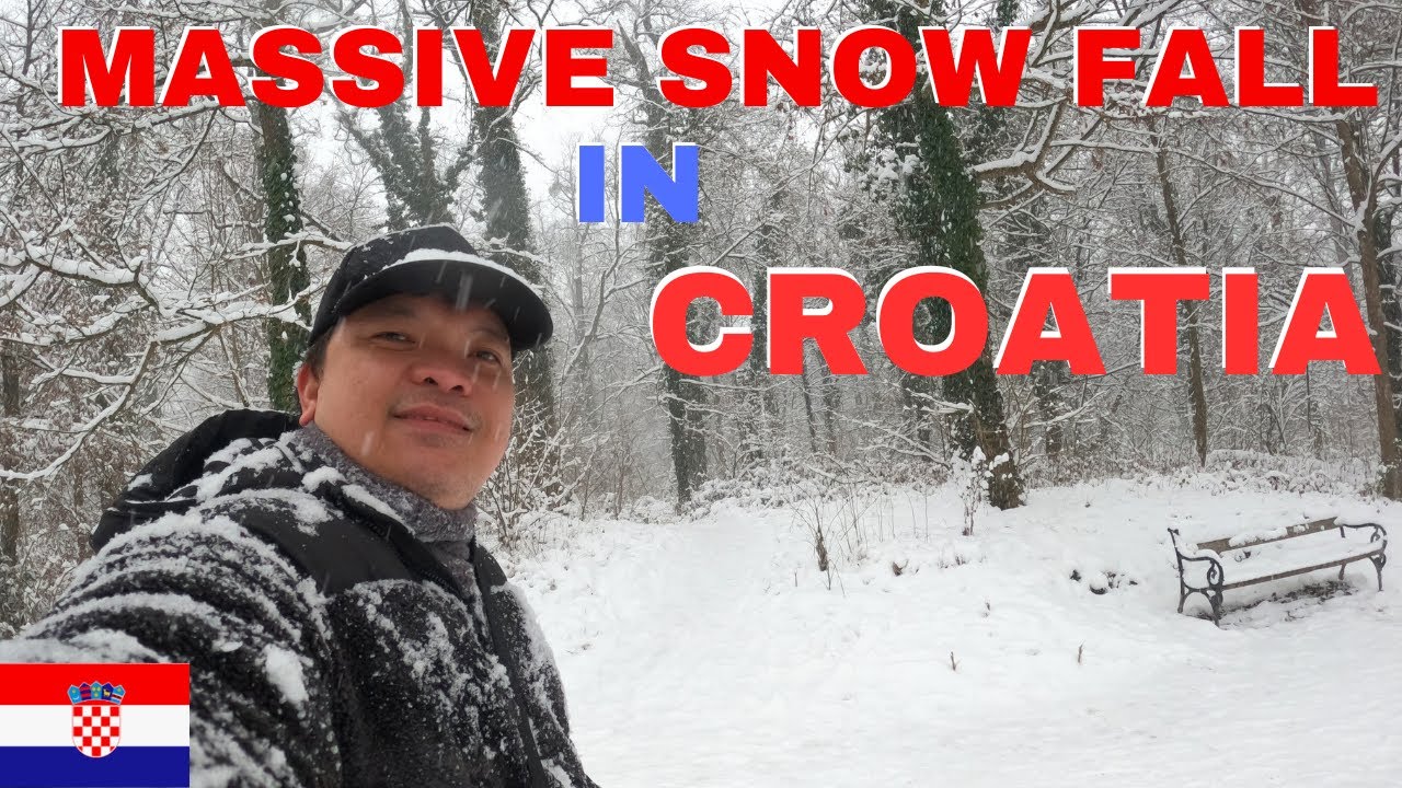 MASSIVE SNOWFALL IN PARK MAKSIMIR CROATIA | OFW LIFE IN CROATIA EUROPE