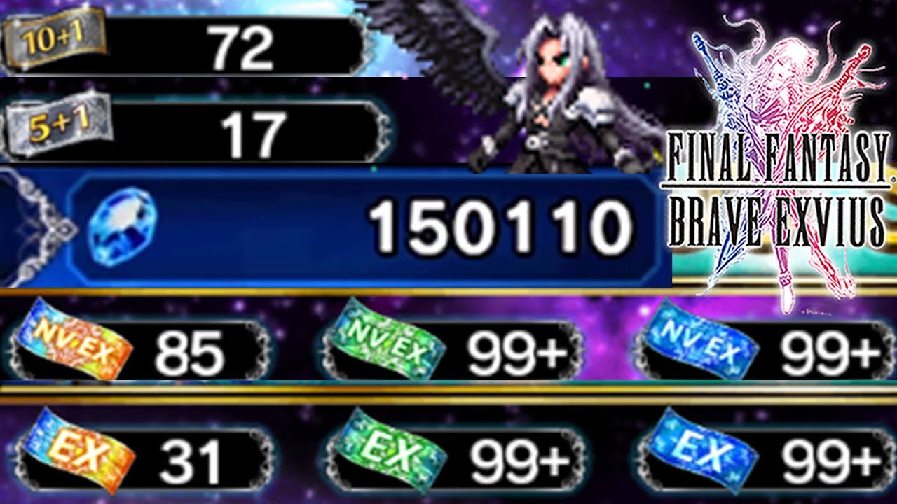My F2P Journey has led up to this one moment | Final Fantasy Brave Exvius - Summoning for Sephiroth!