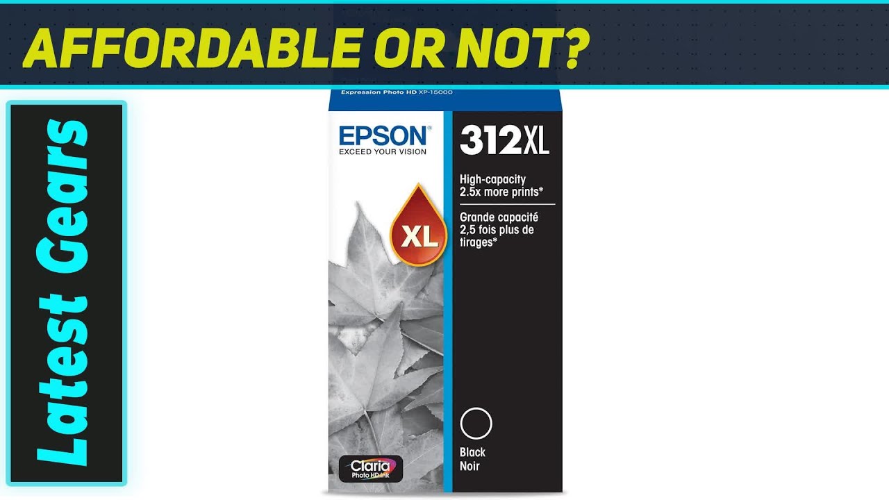 Epson 312XL Claria Photo HD: лучшие чернила для архивных фотографий