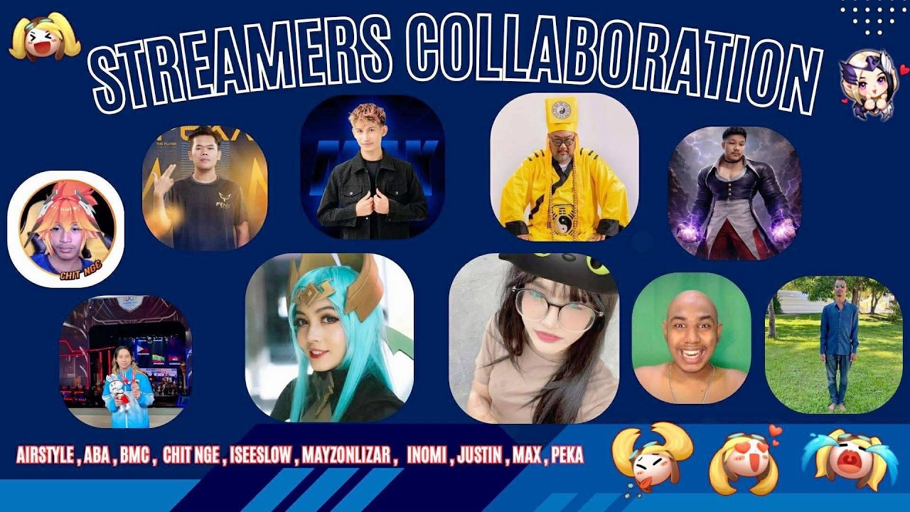 Streamer တွေ 10 ယောက်စုဆော့မယ့် live