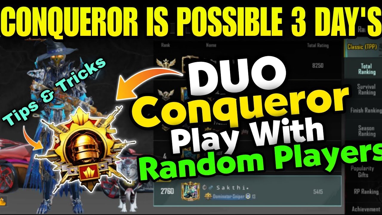 🥳💥 How To Push Conqueror In Just 3 Days | Bgmi Tamil | C6S16 Conqueror Push Tips | M24sakthi 2.0