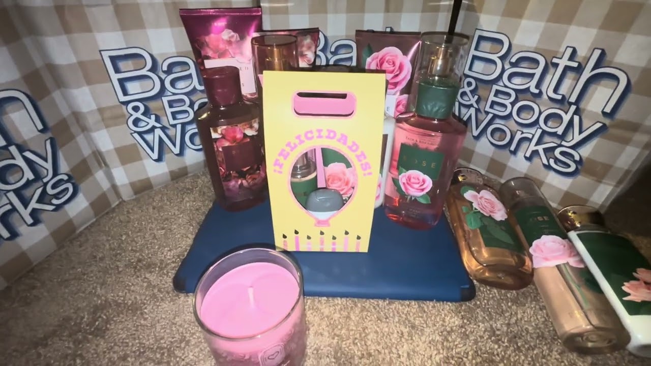 Покупки в магазине Bath and Body Works с розовыми оттенками 🌹🥰