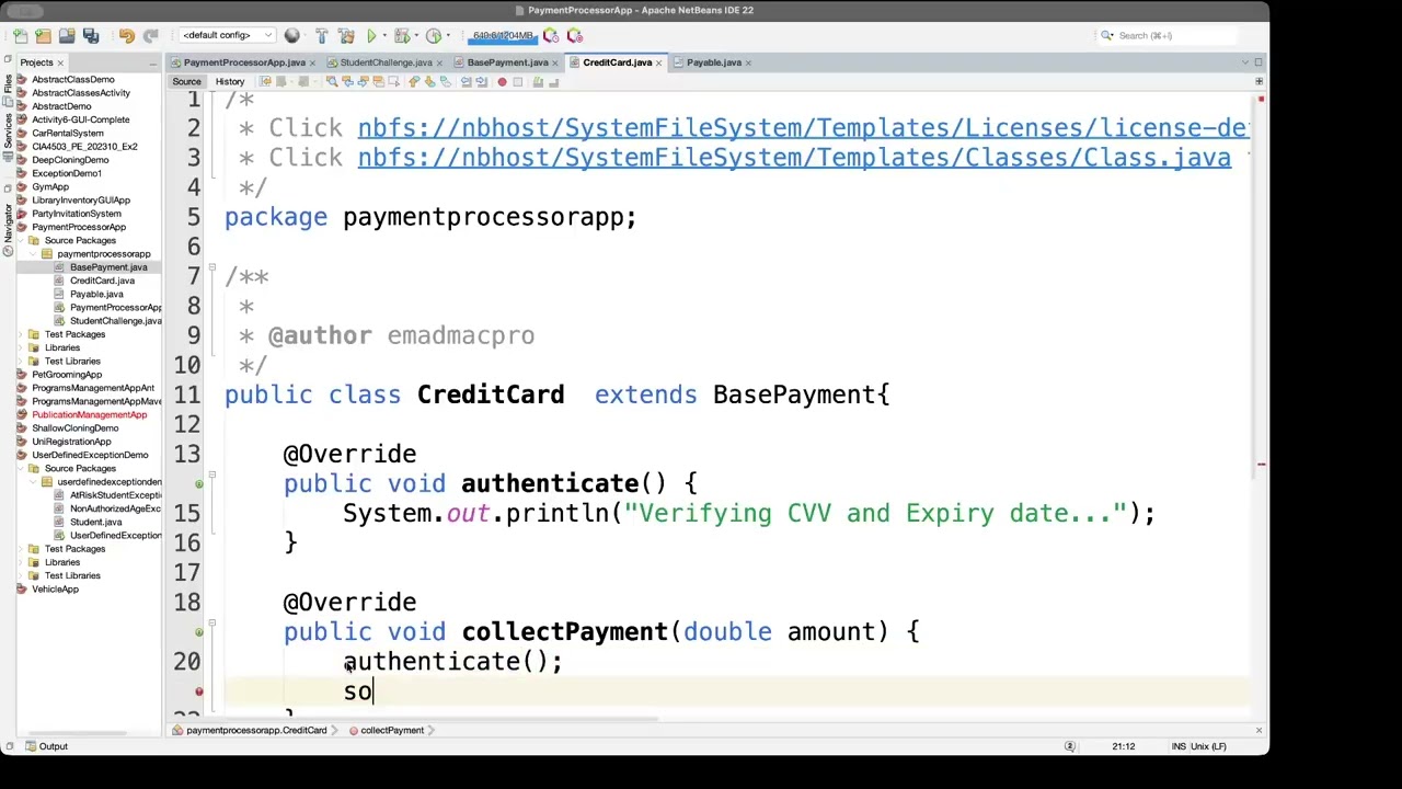 Abstract Classes And Interfaces In Java