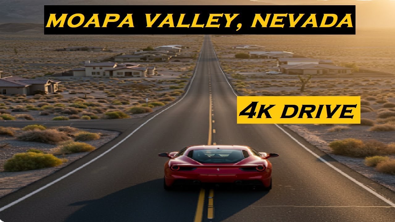 Moapa Valley, Nevada | 4k Driving Tour | Dashcam | Overton | Logandale