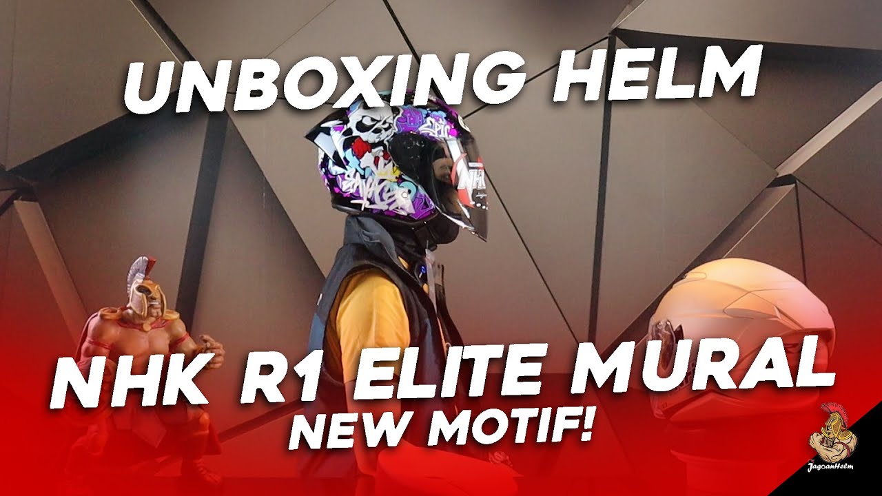 UNBOXING MOTIF BARU! NHK R1 ELITE MURAL‼️| Jagoan Helm