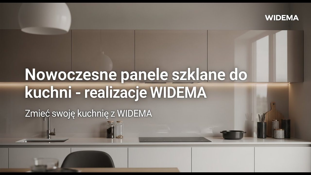 Nowoczesne panele szklane do kuchni WIDEMA Nasze Realizacje 5