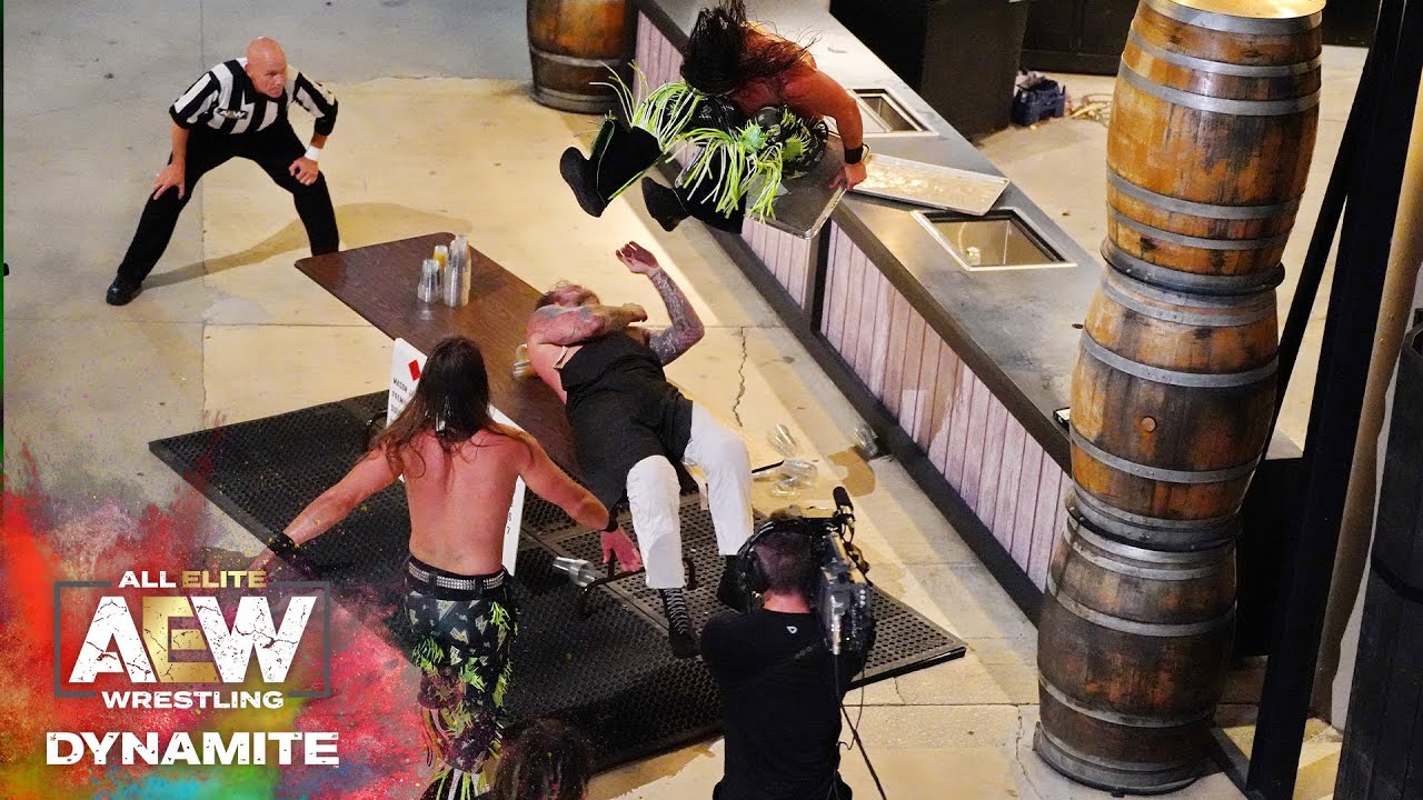 Must See Highlights From The Falls Count Anywhere Match |  AEW Dynamite, 7/22/20