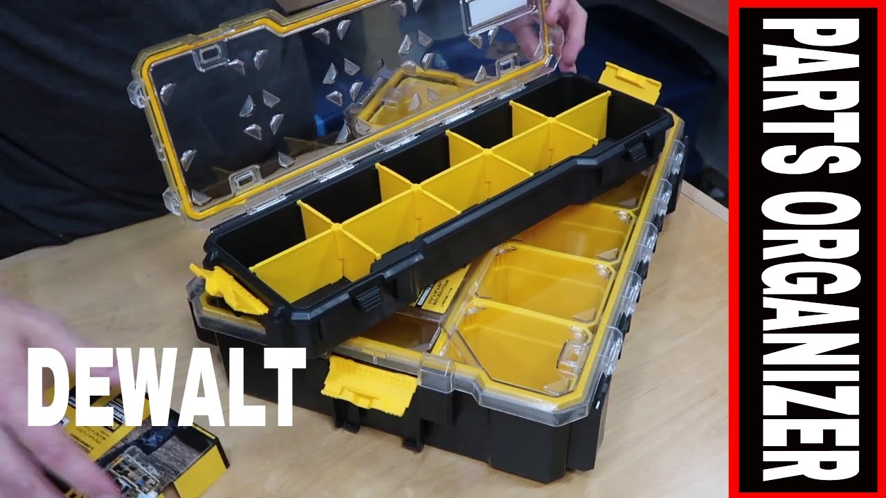 DEWALT DEEP PRO SMALL PARTS ORGANIZER- 10 COMPARTMENT- TOOL REVIEW TUESDAY