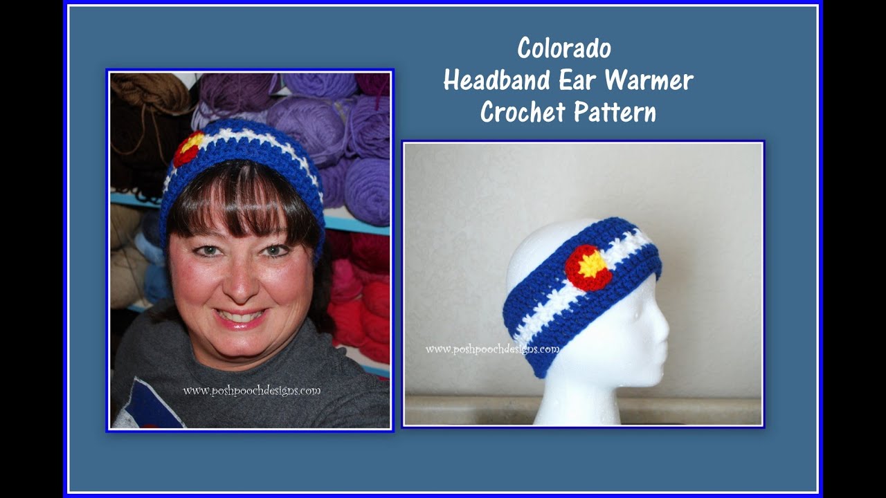 Colorful Colorado Headband Crochet Pattern