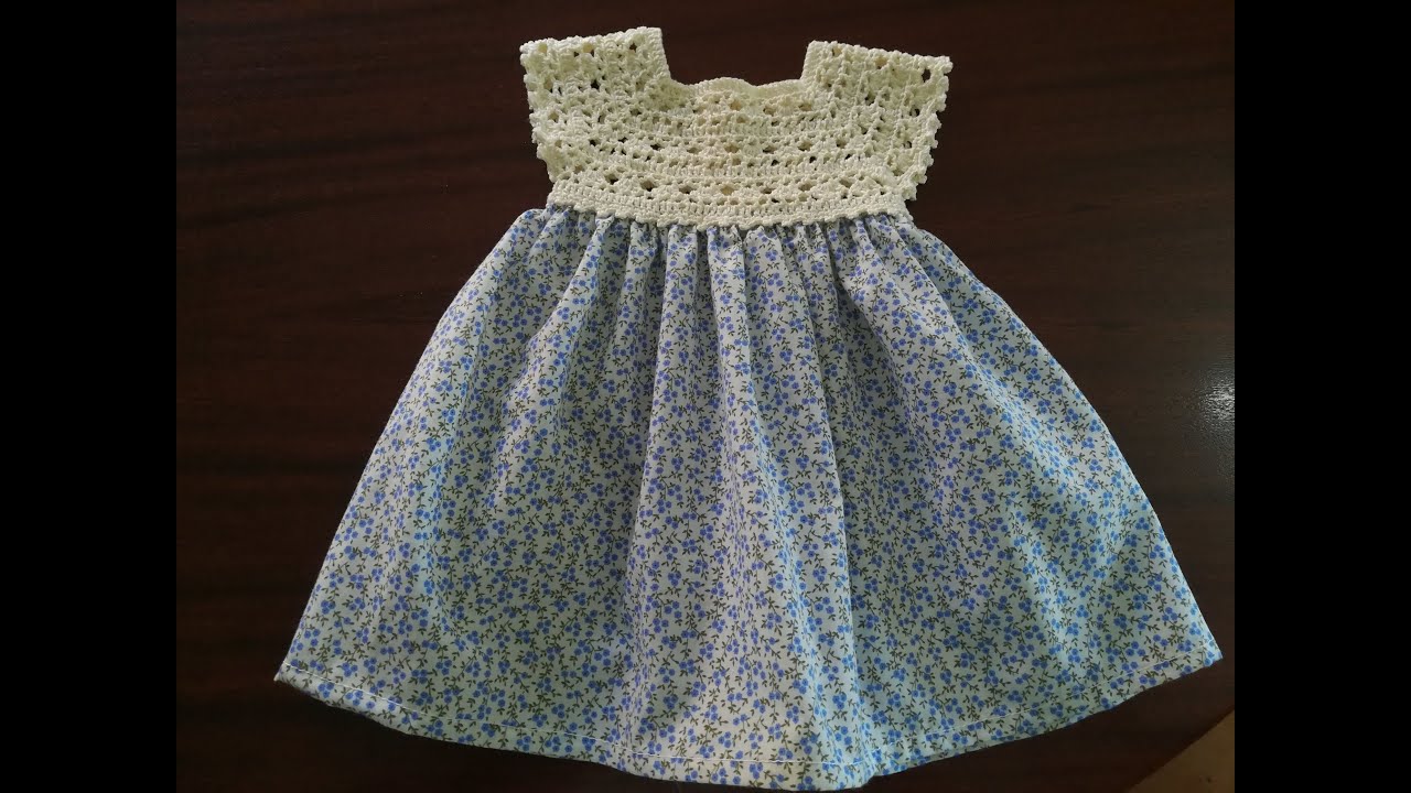 Vestido em croché - como fazer a parte de tecido