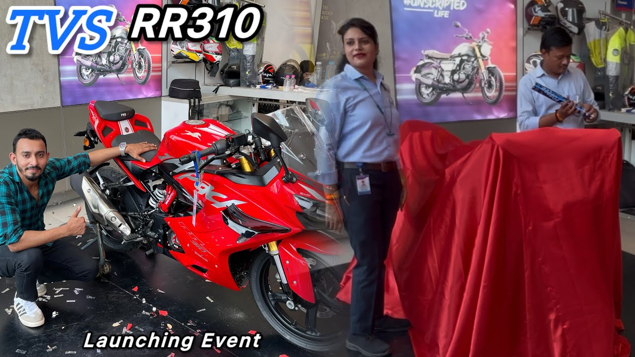 All new launch 2024 TVS apache rr310 with new Winglets, colour inhance and Engine 🔥😍