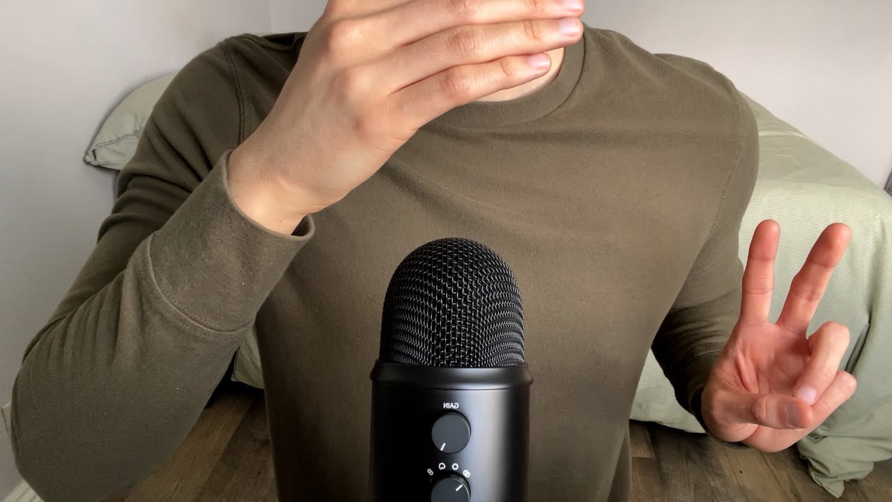 ASMR | Mouth sounds at 100% sensitivity (with hand sounds)