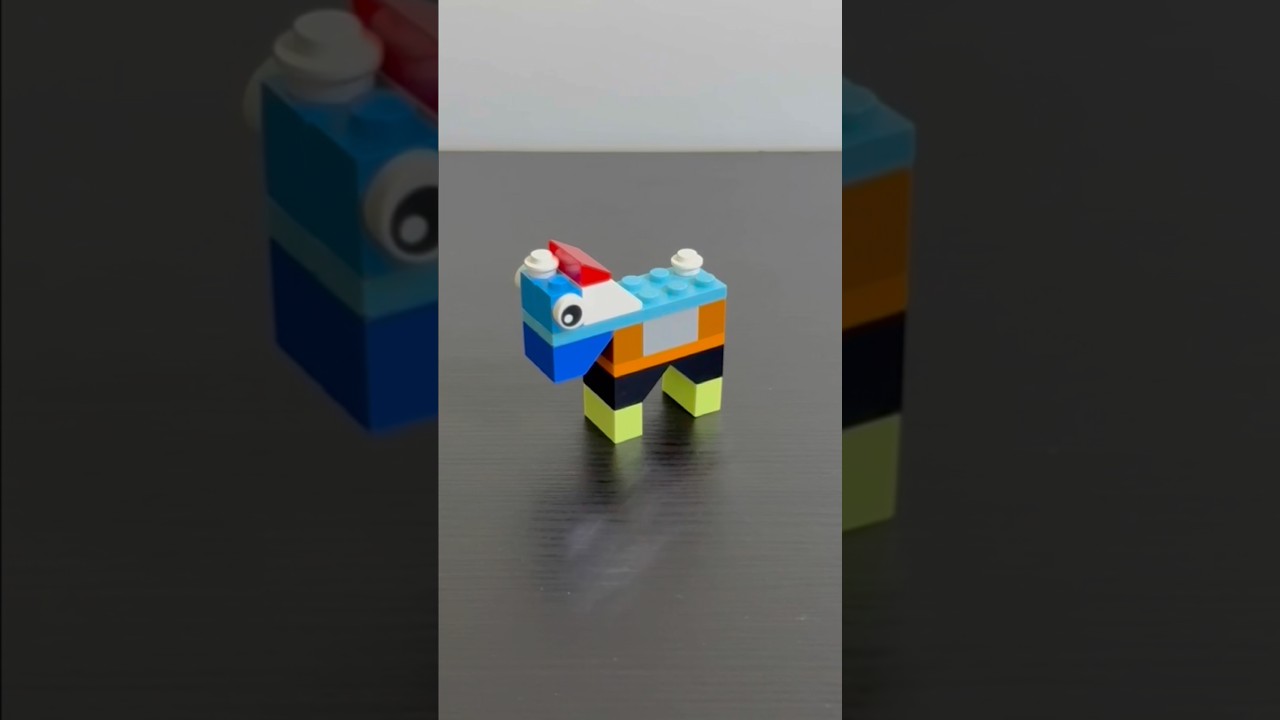 LEGO Classic Horse Build in 30 Seconds! 🐴🧱 | Tiny LEGO Animal Build! 🧱🐾