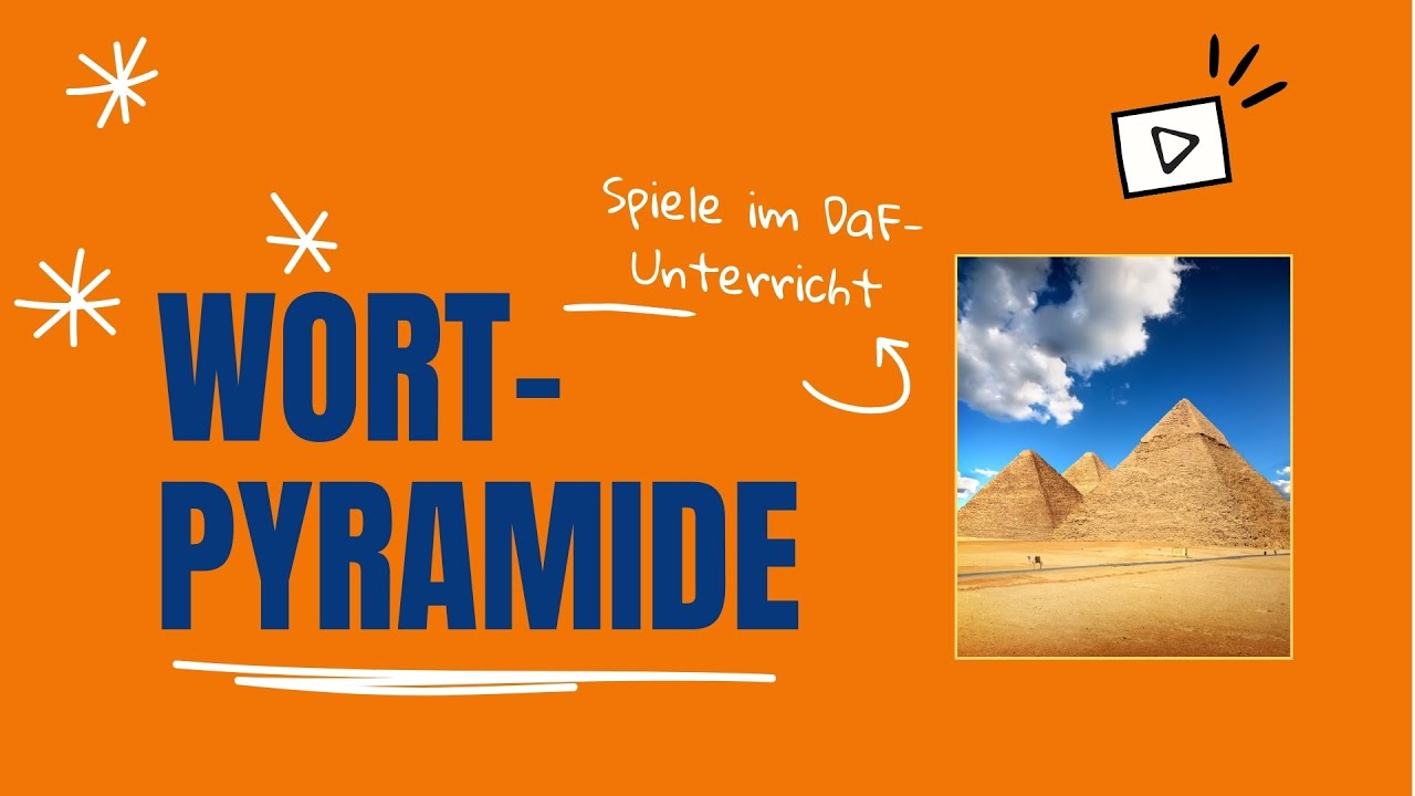 DaF-Wortschatzspiel: Wortpyramide